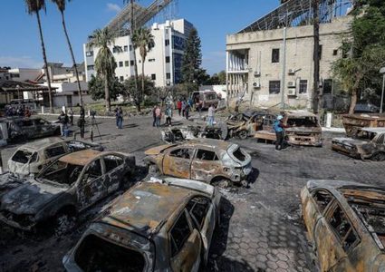 الهلال الأحمر :اخلاء جرحى من مستشفى المعمداني