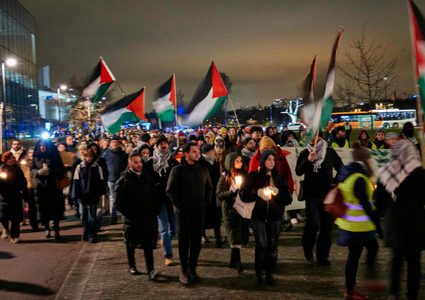 تظاهرات في مدن وعواصم عالمية تضامنا مع فلسطين