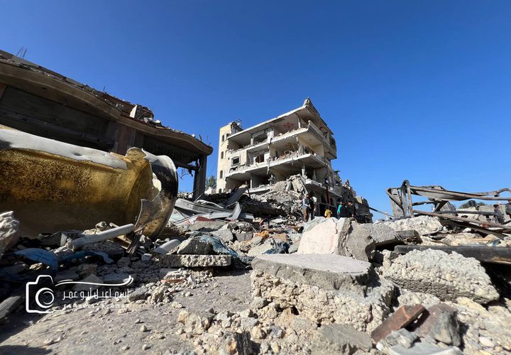 آثار الدمار الهائل في مناطق شمال قطاع غزة نتيجة القصف الإسرائيلي