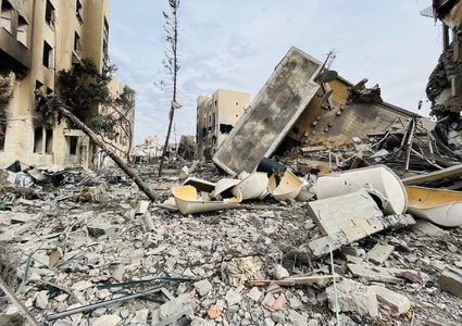 آثار الدمار الهائل في مناطق شمال قطاع غزة نتيجة القصف الإسرائيلي