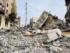 آثار الدمار الهائل في مناطق شمال قطاع غزة نتيجة القصف الإسرائيلي