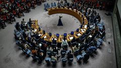 مكتب الأمم المتحدة لتنسيق الشؤون الإنسانية يناقش الوضع الإنساني الكارثي في غزة