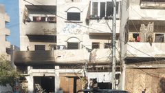 آثار القصف العشوائي على حي الزيتون جنوبي مدينة غزة