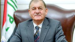 الرئيس العراقي يؤكد موقف بلاده الداعم للقضية الفلسطينية والرافض لعدوان الاحتلال