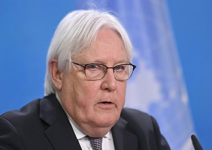 غريفيث: وقف إطلاق النار في غزة يجب أن يبدأ فوراً
