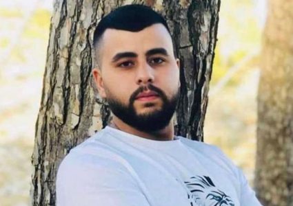 تشييع جثمان الشهيد رامي الجندب في مخيم الفارعة جنوب طوباس