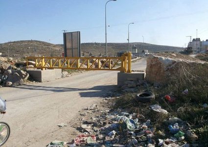 الاحتلال يغلق مكب نفايات في بيتا حنوب نابلس