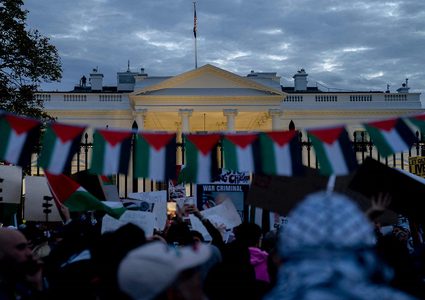 واشنطن: موظفون حكوميون يتظاهرون لوقف عدوان الاحتلال على غزة