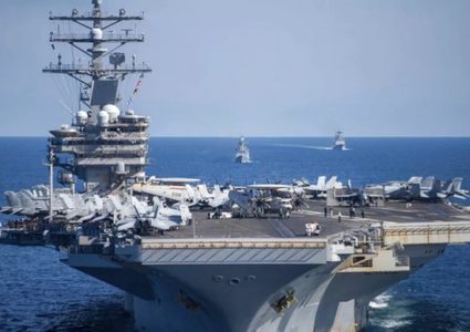 البنتاغون يأمر حاملة طائرات بالبقاء في البحر الأبيض المتوسط