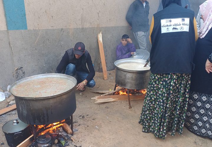 نادي خدمات دير البلح  يدعم الأهالي والأطفال في ظل الحرب