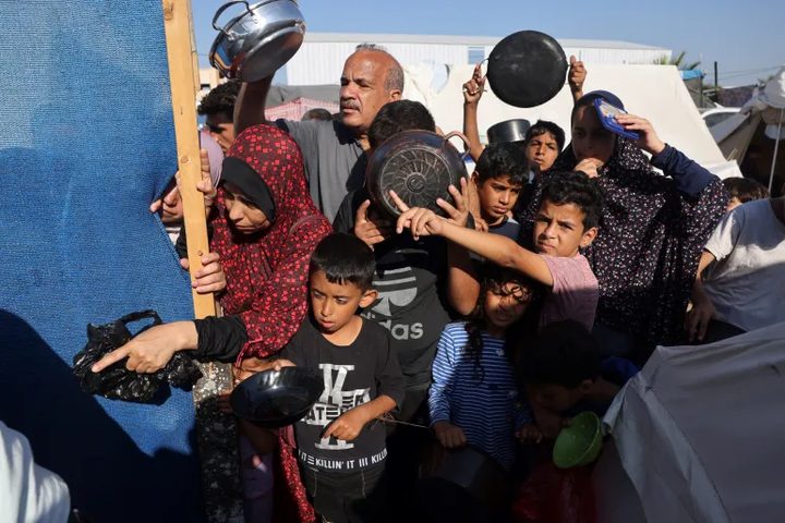 الأورومتوسطي: أكثر من 71% في قطاع غزة يعانون من مستويات حادة من الجوع