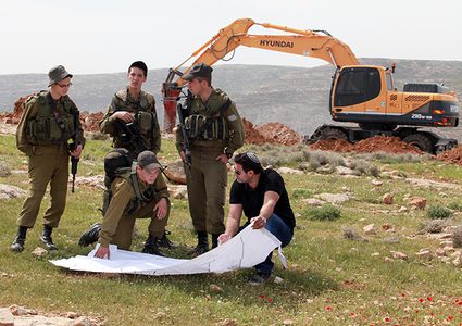 الاحتلال يستولي على 5 دونمات لصالح شق طريق استعماري جنوب شرق بيت لحم