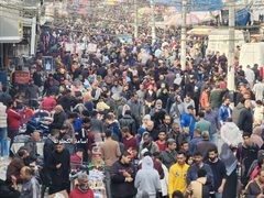 جولة في مخيم النصيرات وسوق المخيم