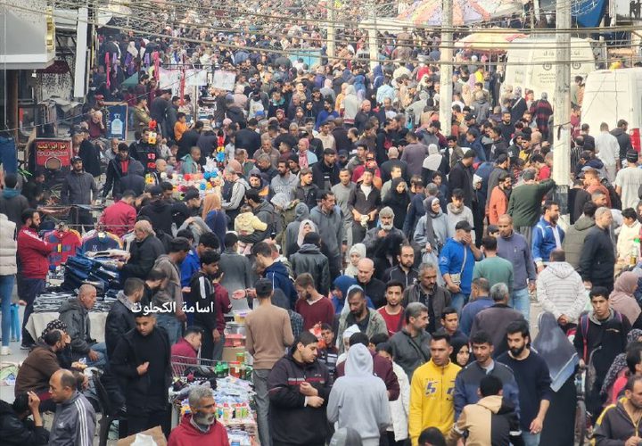 جولة في مخيم النصيرات وسوق المخيم