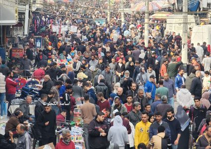 جولة في مخيم النصيرات وسوق المخيم