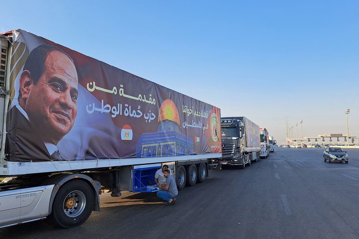 مسؤول :امريكا لن توافق على استبعاد اسرائيل من تفتيش مساعدات غزة