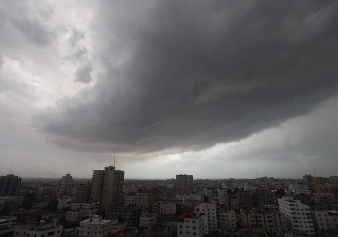 حالة الطقس: منخفض جوي مصحوب بكتلة هوائية باردة