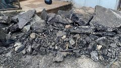 جانب من الدمار الذي أحدثته قوات الاحتلال خلال اقتحامها مخيم نور شمس فجر اليوم