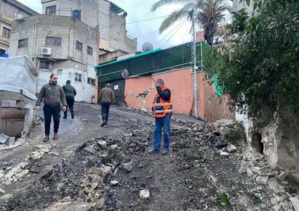 الاحتلال ينسحب من مخيم نورشمس بطولكرم مخلفاً دماراً كبيراً في بنيته التحتية