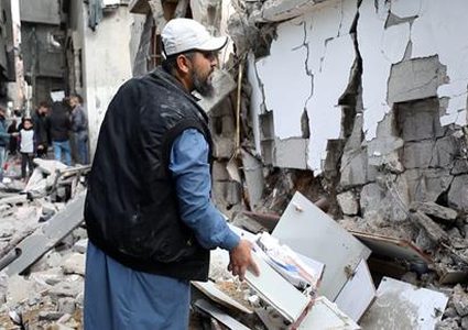 الاحتلال يزيل مجسما لخارطة فلسطين في كفل حارس