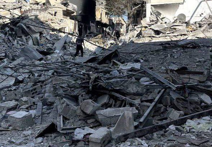 أثار الدمار الكبير الذي خلّفه عدوان الإحتلال المتواصل على جباليا شمال القطاع