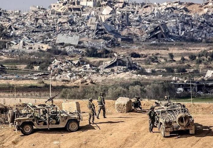 دمار كبير خلفه جيش الاحتلال في حي الشجاعية شمال شرق غزة