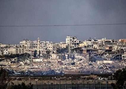 دمار كبير خلفه جيش الاحتلال في حي الشجاعية شمال شرق غزة