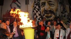 بيروت: "فتح" توقد شعلة شهداء فلسطين وانطلاقتها الـ59 في مخيم مار الياس