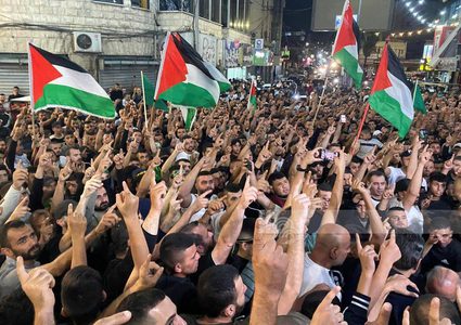 مسيرة في جنين تنديدا باستمرار العدوان الإسرائيلي على قطاع غزة