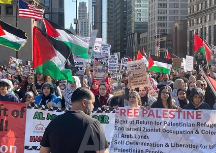 مظاهرات في مدن أمريكية تنديدا بالعدوان على غزة