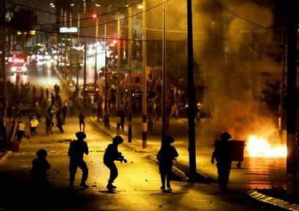 إصابات بالاختناق خلال مواجهات مع الاحتلال في بلدة الرام