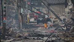 ارتفاع حصيلة زلزال اليابان إلى 62 قتيلاً على الأقل