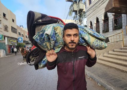 اخلاء سكان بعض المناطق من شمال النصيرات بعد تهديدات الاحتلال لهم