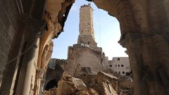 آثار الدمار الذي خلّلفه قصف الاحتلال في بعض الأماكن الأثرية بغزة