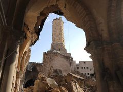 آثار الدمار الذي خلّلفه قصف الاحتلال في بعض الأماكن الأثرية بغزة