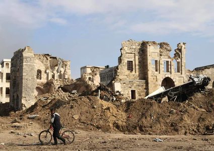 آثار الدمار الذي خلّلفه قصف الاحتلال في بعض الأماكن الأثرية بغزة