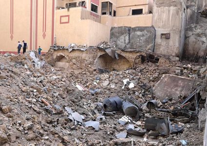 آثار الدمار الذي خلّلفه قصف الاحتلال في بعض الأماكن الأثرية بغزة