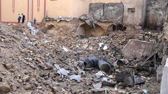 آثار الدمار الذي خلّلفه قصف الاحتلال في بعض الأماكن الأثرية بغزة