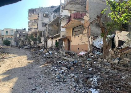 دمار واسع إثر قصف الاحتلال المتواصل على الأحياء والمناطق المختلفة شرق مدينة غزة