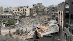 دمار واسع إثر قصف الاحتلال المتواصل على الأحياء والمناطق المختلفة شرق مدينة غزة.