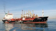 العراق يرسل باخرة محملة بـ 10 ملايين لتر وقود إلى غزة