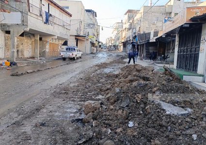 آثار الدمار الذي خلفه جيش الاحتلال في مخيم نور شمس طولكرم