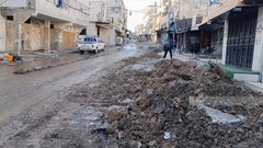 آثار الدمار الذي خلفه جيش الاحتلال في مخيم نور شمس طولكرم