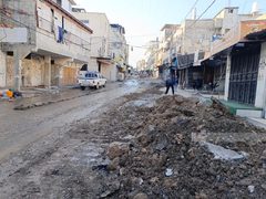 آثار الدمار الذي خلفه جيش الاحتلال في مخيم نور شمس طولكرم