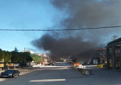 إصابات جراء استهداف طائرة استطلاع إسرائيلية مركبة مدنية جنوب لبنان