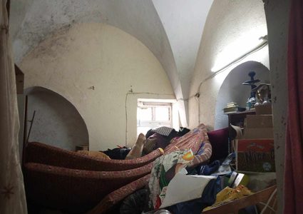 أثار الدمار في نابلس بعد انسحاب قوات الاحتلال