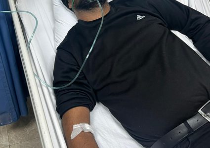 جانب من الدمار الذي خلفه الاحتلال عقب اقتحامه النجاح والاعتداء على بعض موظفيها