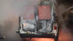 ميلشيات المستوطنين تحرق مركبة خلال هجوم على قرية بورين جنوب نابلس