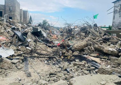 قوات الاحتلال تهدم منزل عائلة الأسير صالح أبو صالح فيهدم منزل عائلة الأسير صالح