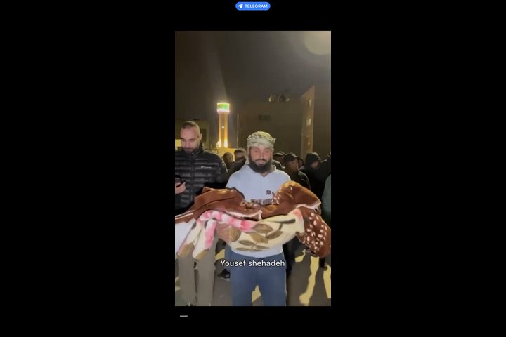 تشييع جثمان الشهيدة الطفلة رقية أبو داهوك في بيت حنينا